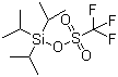 结构式 CAS# 80522-42-5, 三异丙基硅基三氟甲磺酸酯