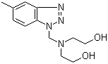 结构式 CAS# 80584-88-9, N-[(5-甲基-1H-苯并三唑-1-基)甲基]二乙醇胺