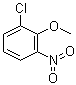 structure of CAS# 80866-77-9, 2-Chloro-6-nitroanisole;1-Chloro-2-methoxy-3-nitrobenzene