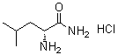 结构式 CAS# 80970-09-8, D-亮氨酰胺盐酸盐
