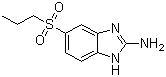 结构式 CAS# 80983-34-2, 2-氨基-5-丙磺酰基苯并咪唑