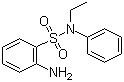 structure of CAS# 81-10-7, 2-Amino-N-ethylbenzenesulfonanilide ;2-Amino-N-ethyl-N-phenyl benzenesulfonamide; N-Ethyl-N-phenyl-o-aminobenzenesulfonamide