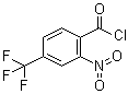 结构式 CAS# 81108-81-8, 2-硝基-4-三氟甲基苯甲酰氯