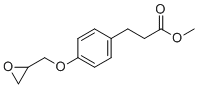 结构式 CAS# 81147-94-6, 4-(环氧乙烷基甲氧基)-苯丙酸甲基酯