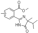 结构式 CAS# 81405-85-8, 咪草酸甲酯