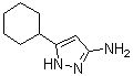 结构式 CAS# 81542-54-3, 5-环己基-1H-吡唑-3-胺
