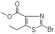 结构式 CAS# 81569-46-2, 2-溴-5-乙基噻唑-4-羧酸甲酯