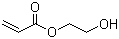 structure of CAS# 818-61-1, 2-Hydroxyethyl acrylate;Ethylene glycol monoacrylate