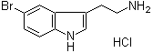 structure of CAS# 81868-12-4, 5-Bromotryptamine hydrochloride