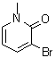 3-Bromo-1-methyl-1H-pyridin-2-one molecular structure (CAS 81971-38-2)