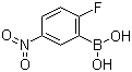 structure of CAS# 819849-20-2, 2-Fluoro-5-nitrophenylboronic acid;2-Fluoro-5-nitrobenzeneboronic acid