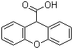 Xanthene-9-carboxylic acid molecular structure (CAS 82-07-5)