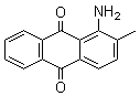 结构式 CAS# 82-28-0, 1-氨基-2-甲基-9,10-蒽醌; 分散橙 11
