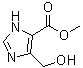 structure of CAS# 82032-43-7, Methyl 5-hydroxymethyl-1H-imidazole-4-carboxylate