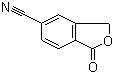 结构式 CAS# 82104-74-3, 5-氰基苯酞; 1,3-二氢-1-氧-5-异苯并呋喃腈