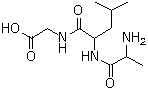 结构式 CAS# 82267-71-8, 丙氨酰亮氨酰甘氨酸