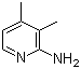structure of CAS# 823-39-2, 2-Amino-3,4-dimethylpyridine;3,4-Dimethyl-2-pyridinamine