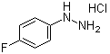 结构式 CAS# 823-85-8, 4-氟苯肼盐酸盐