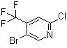 结构式 CAS# 823221-93-8, 5-溴-2-氯-4-(三氟甲基)吡啶