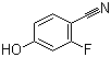 结构式 CAS# 82380-18-5, 2-氟-4-羟基苯腈; 3-氟-4-氰基苯酚