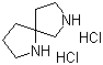 structure of CAS# 82386-80-9, 1,7-Diazaspiro[4.4]nonane dihydrochloride