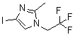 structure of CAS# 824431-97-2, 4-Iodo-2-methyl-1-(2,2,2-trifluoroethyl)-1H-imidazole