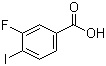 structure of CAS# 825-98-9, 3-Fluoro-4-iodobenzoic acid