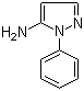 structure of CAS# 826-85-7, 5-Amino-1-phenyl-1H-pyrazole;1-Phenylpyrazol-5-ylamine