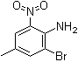 structure of CAS# 827-24-7, 2-Bromo-4-methyl-6-nitroaniline;(2-Bromo-4-methyl-6-nitrophenyl)amine