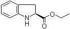 structure of CAS# 82923-81-7, (S)-Indoline-2-carboxylic acid ethyl ester;(2S)-2,3-Dihydroindole-2-carboxylic acid ethyl ester; Ethyl (S)-2,3-dihydro-1H-indole-2-carboxylate