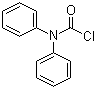 structure of CAS# 83-01-2, Diphenylcarbamyl chloride;Diphenylcarbamoyl chloride