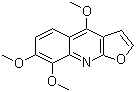 Skimmianine molecular structure (CAS 83-95-4)