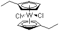 1-Ethyl-1,3-cyclopentadiene tungsten dichloride molecular structure (CAS 83136-76-9)