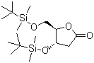 结构式 CAS# 83159-91-5, 3,5-二-O-(叔丁基二甲基硅烷)-2-脱氧-D-核糖酸-1,4-内酯