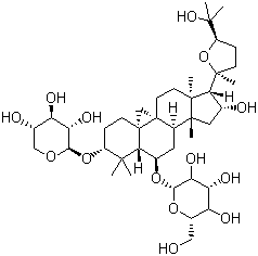 结构式 CAS# 83207-58-3, 黄芪甲苷