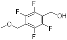 structure of CAS# 83282-91-1, 4-Methoxymethyl-2,3,5,6-tetrafluorobenzyl alcohol;2,3,5,6-Tetrafluoro-4-(methoxymethyl)benzyl alcohol