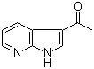 structure of CAS# 83393-46-8, 3-Acetyl-7(1H)-azaindole;3-Acetyl-1H-pyrrolo[2,3-b]pyridine