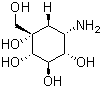 结构式 CAS# 83465-22-9, 井冈霉醇胺; 维列胺; (1S,2S,3R,4S,5S)-5-氨基-1-羟甲基环己烷-1,2,3,4-四醇