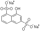 结构式 CAS# 83732-80-3, 1-萘酚-3,8-二磺酸二钠盐