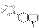 结构式 CAS# 837392-62-8, 1-甲基吲哚-5-硼酸频哪醇酯