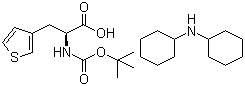 structure of CAS# 83825-42-7, Boc-L-3-(3-Thienyl)alanine dicyclohexylamine salt;Boc-L-3-(3-Thienyl)alanine-DCHA