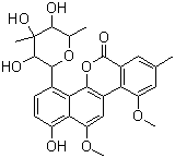结构式 CAS# 83852-56-6, 金黄霉素 B