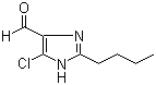structure of CAS# 83857-96-9, 2-Butyl-4-chloro-5-formylimidazole;2-Butyl-5-chloro-1H-imidazole-4-carbaldehyde; 2-Butyl-4-chloro-1H-imidazole-5-carboxaldehyde
