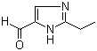 structure of CAS# 83902-00-5, 2-Ethyl-4-formylimidazole;2-Ethyl-1H-imidazole-5-carbaldehyde; 2-Ethylimidazole-4-carboxaldehyde