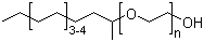 结构式 CAS# 84133-50-6, C12-C14 仲醇聚氧乙烯醚