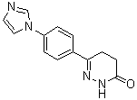 structure of CAS# 84243-58-3, Imazodan;4,5-Dihydro-6-[4-(1H-imidazol-1-yl)phenyl]-3(2H)-pyridazinone; CI 914