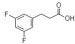 结构式 CAS# 84315-24-2, 3,5-二氟苯丙酸