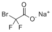 结构式 CAS# 84349-27-9, 溴二氟乙酸钠
