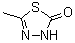 5-Methyl-3H-1,3,4-thiadiazol-2-one molecular structure (CAS 84352-65-8)
