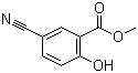 structure of CAS# 84437-12-7, Methyl 5-cyano-2-hydroxybenzoate
